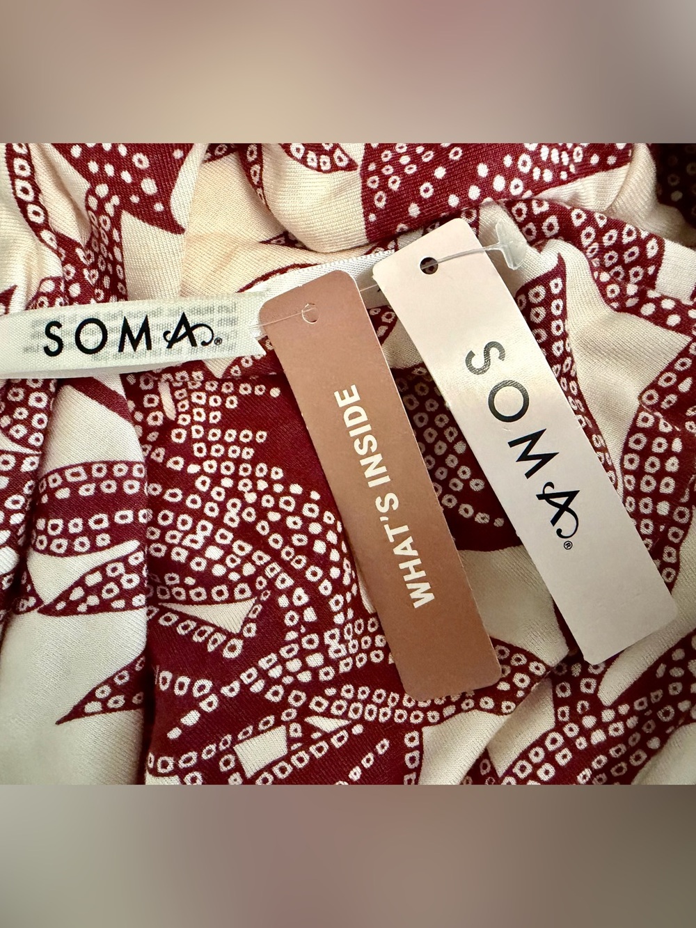 SOMA Soft Jersey Floral Bra Dress Brand new with tags! Size-XL - Picture 8 of 12